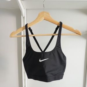 Nike black sports bra
